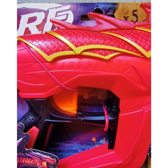 Nerf DragonPower Fireshot‎ Dart Blaster Dungeons and Dragons 5 Nerf Darts NEW - Picture 4 of 8